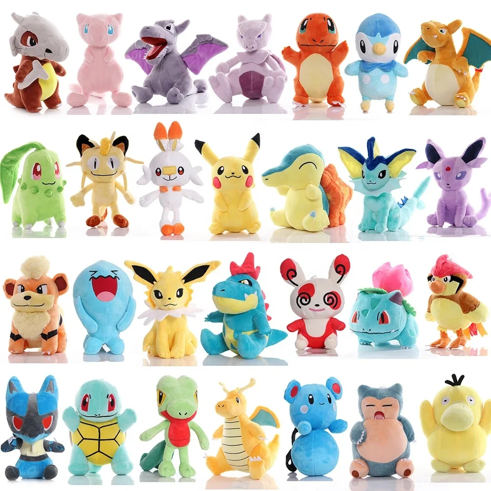 Wholesale Pokemoned Plush 100 Style 8 Inch Pikachu Gengar Charmander ...