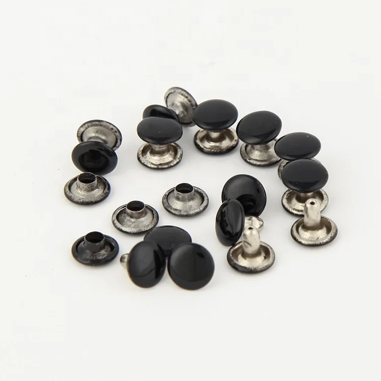 Высококачественная двойная заклепка из меди и железа для кожаных сумок, одежды