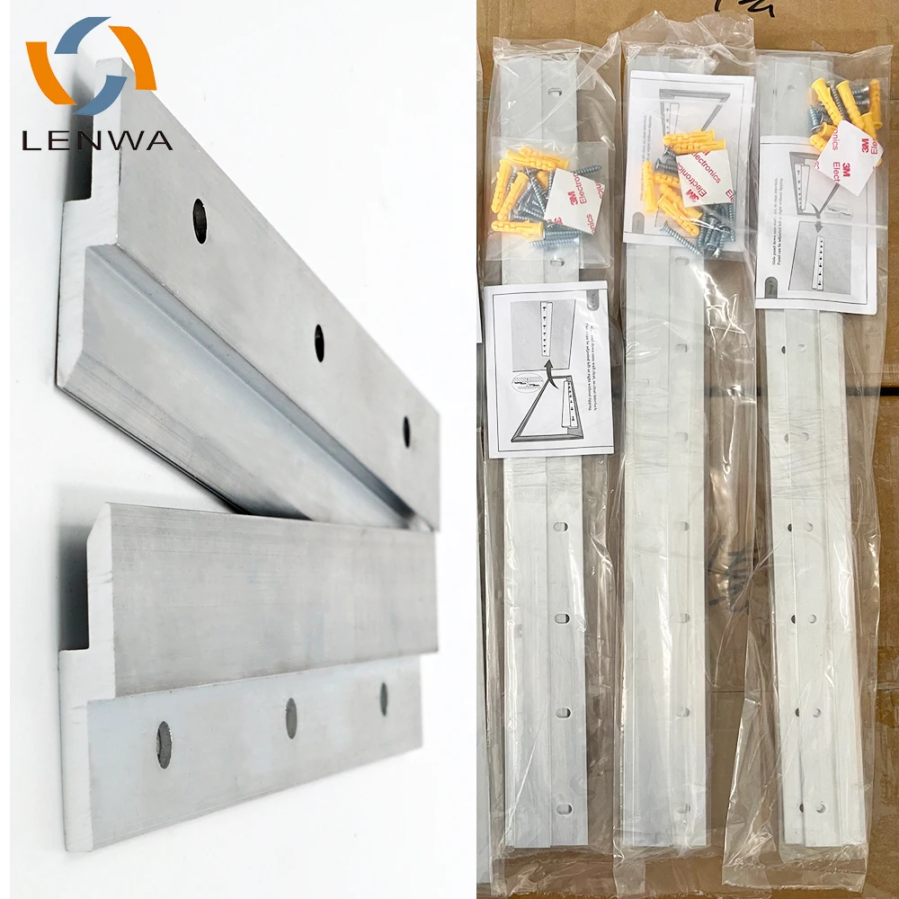 LENWA アルミ製フレンチクリート インターロック式壁掛けハンガー