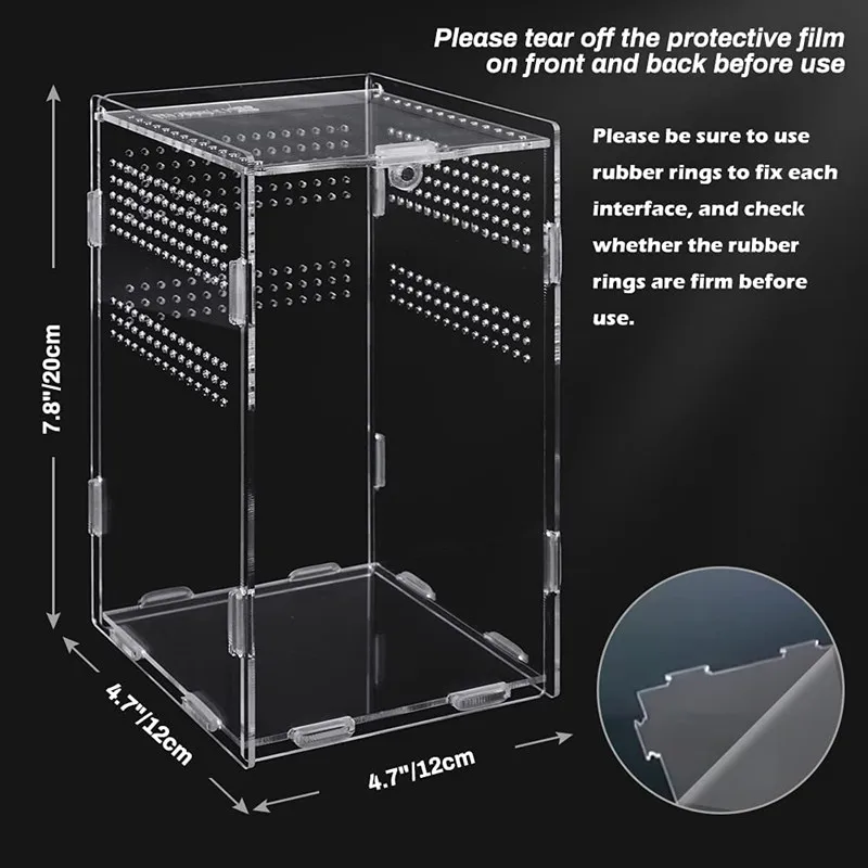 Spider Panel Box High Clarity Transparent Acrylic Luxury Modern Minimalist Polished ...