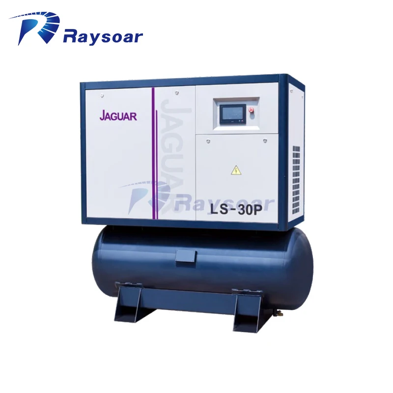 Jaguarov kompresor zraka sa vijakom 7,5 kW~ 37 kW LS10 LS15 LS20 LS30P Integrisani kompresor zraka hlađen za stroj za rezanje laserskih vlakana