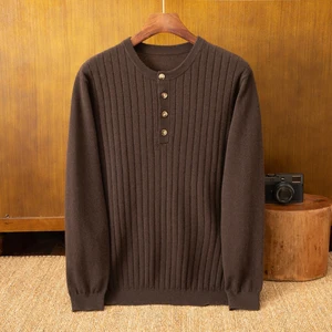 100% Cashmere Men's Office Hoodie Breathable Quick Dry Full Color Series Knitted Winter Clothing Direct OEM Service