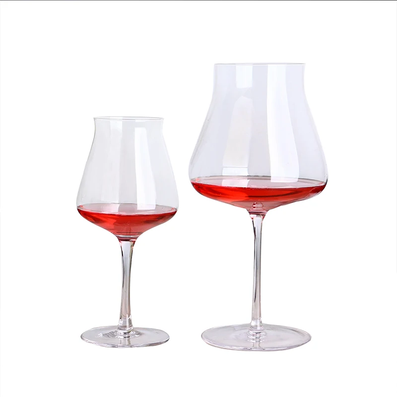 Burgundy Hand Blown Drinkware Fine logo Personalized ultra Thin Fancy Custom Glass Luxury bar Crystal champagne Wine Glasses