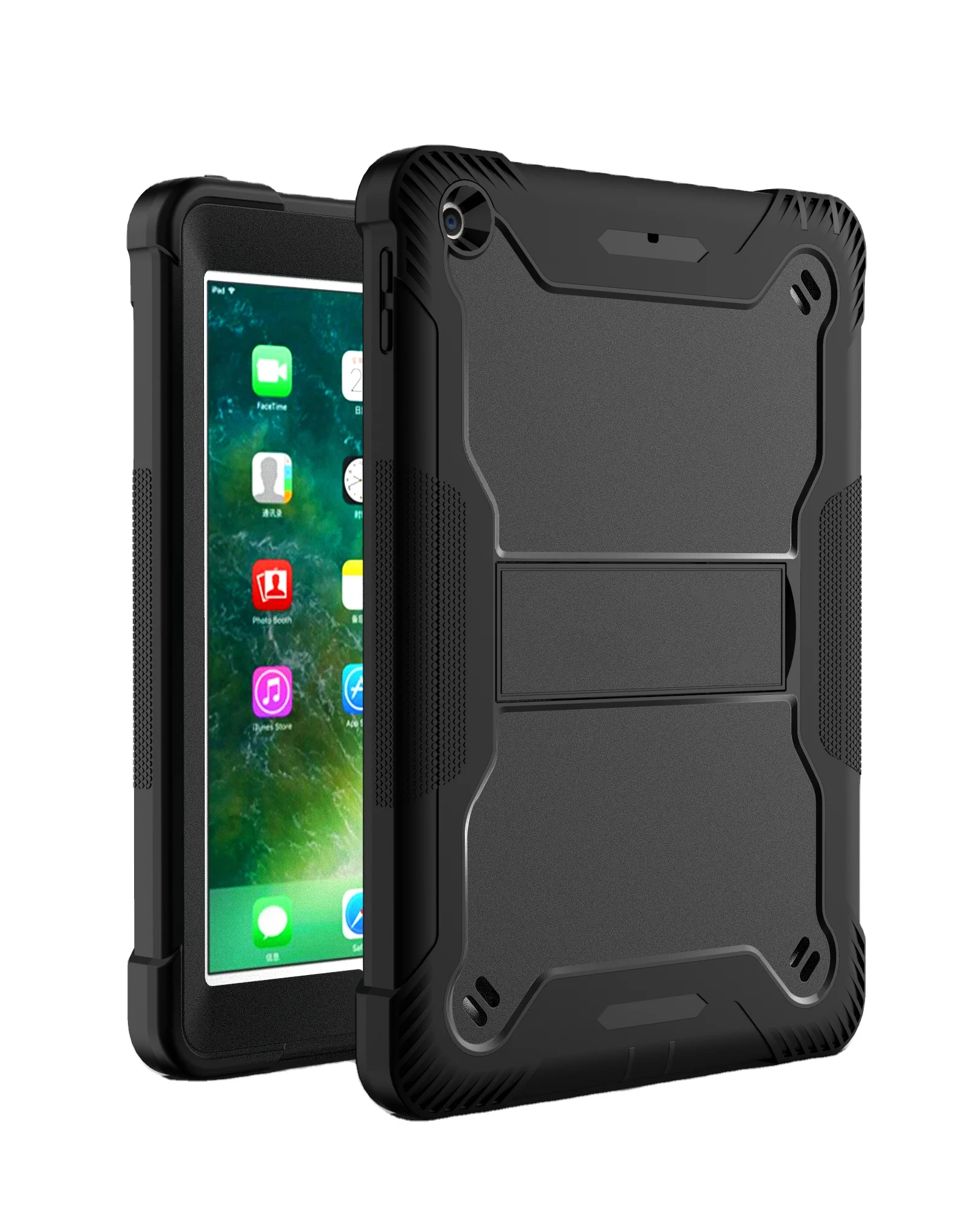 Heavy Duty Rugged Cover Tablet Case For iPad Mini 4/5/6  2/3/4 Air 4/5 Pro 11 Upgraded Two-layer Protection Kickstand support