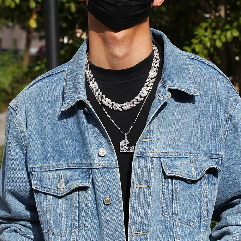 New Design Matching Color Zircon Cuba Necklace Diamond Chain For Boys Buy Diamond Roller Chain Chains For Boys Jeans Hiphop Necklace Product On Alibaba Com