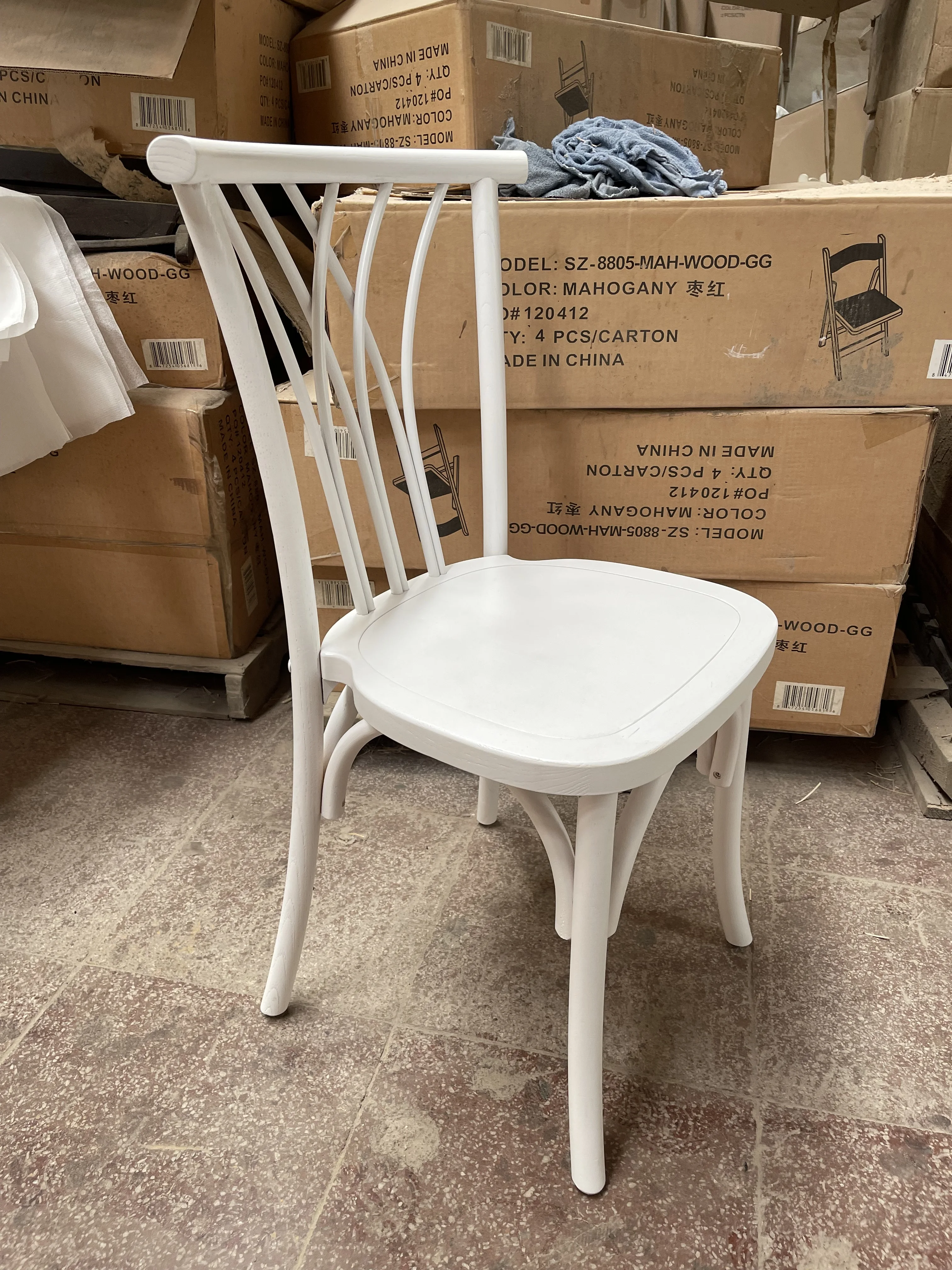 New Willow Cross Back Chair Stackable