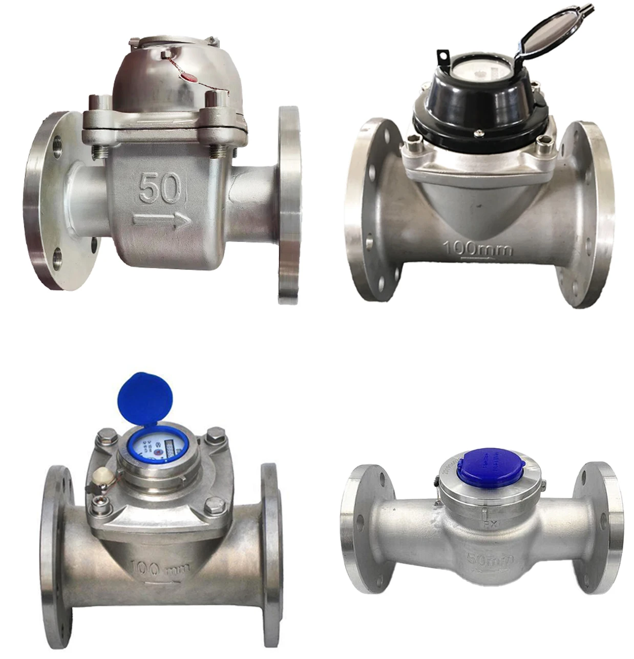 Stainless Steel Water Flow Meter Valve Automatic Control - Buy Water ...