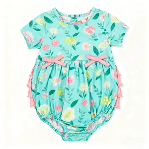 Customized New Kids Girls Swimwear UV Protection One Piece Styles Spandex/Polyester Breathable Eco-Friendly for Baby Big Girls