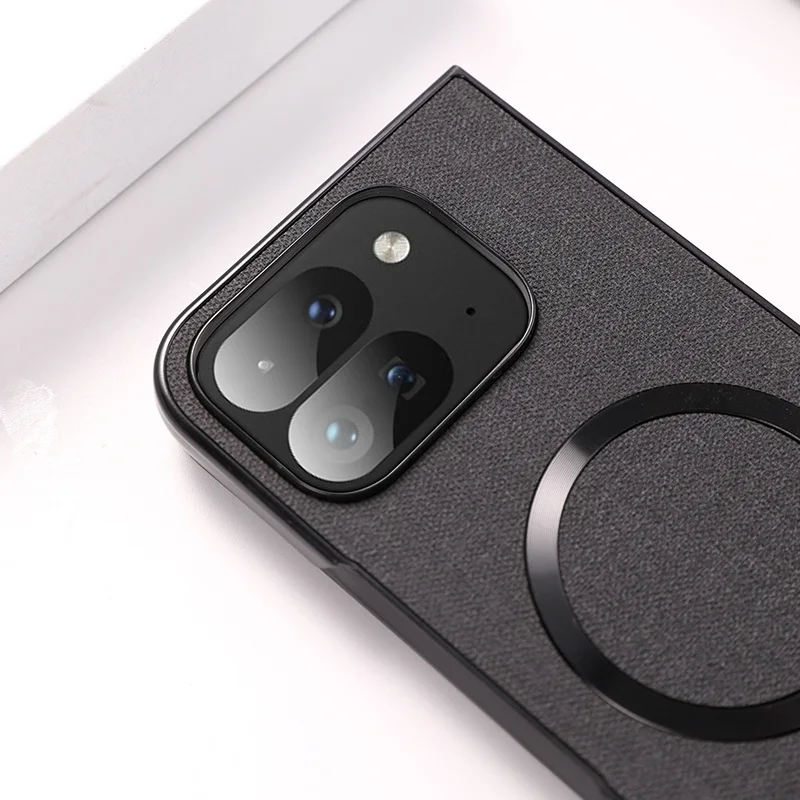 Luxury Cloth Pattern Magnetic Case for Google Pixel