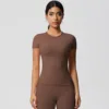 Short Sleeve Brown