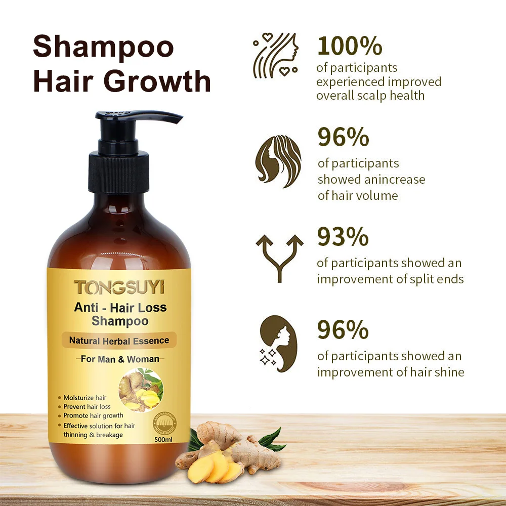 Customized Korean Herbal Treatment Product Shampoo Care Oem Hair Growth Anti Loss Shampoo For