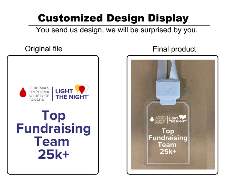 ☆ LED Custom Hanger Board 【特典会員限定】 High Quality LED Badge