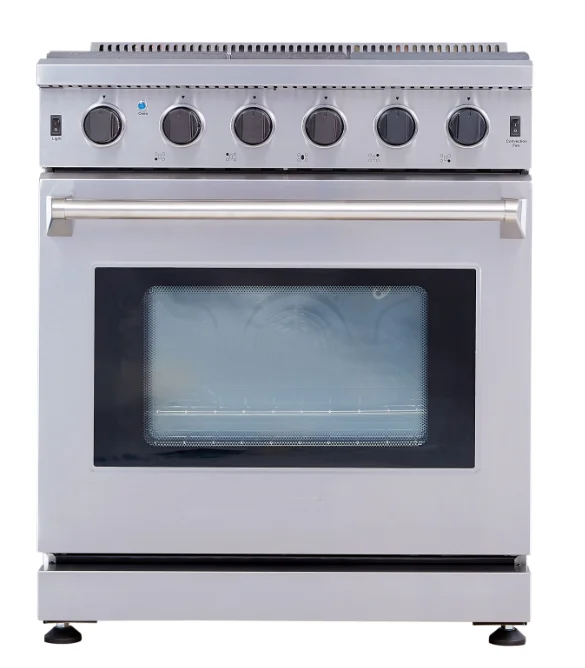 North America Kitchen Freestanding Stainless Steel Double Oven Chamber