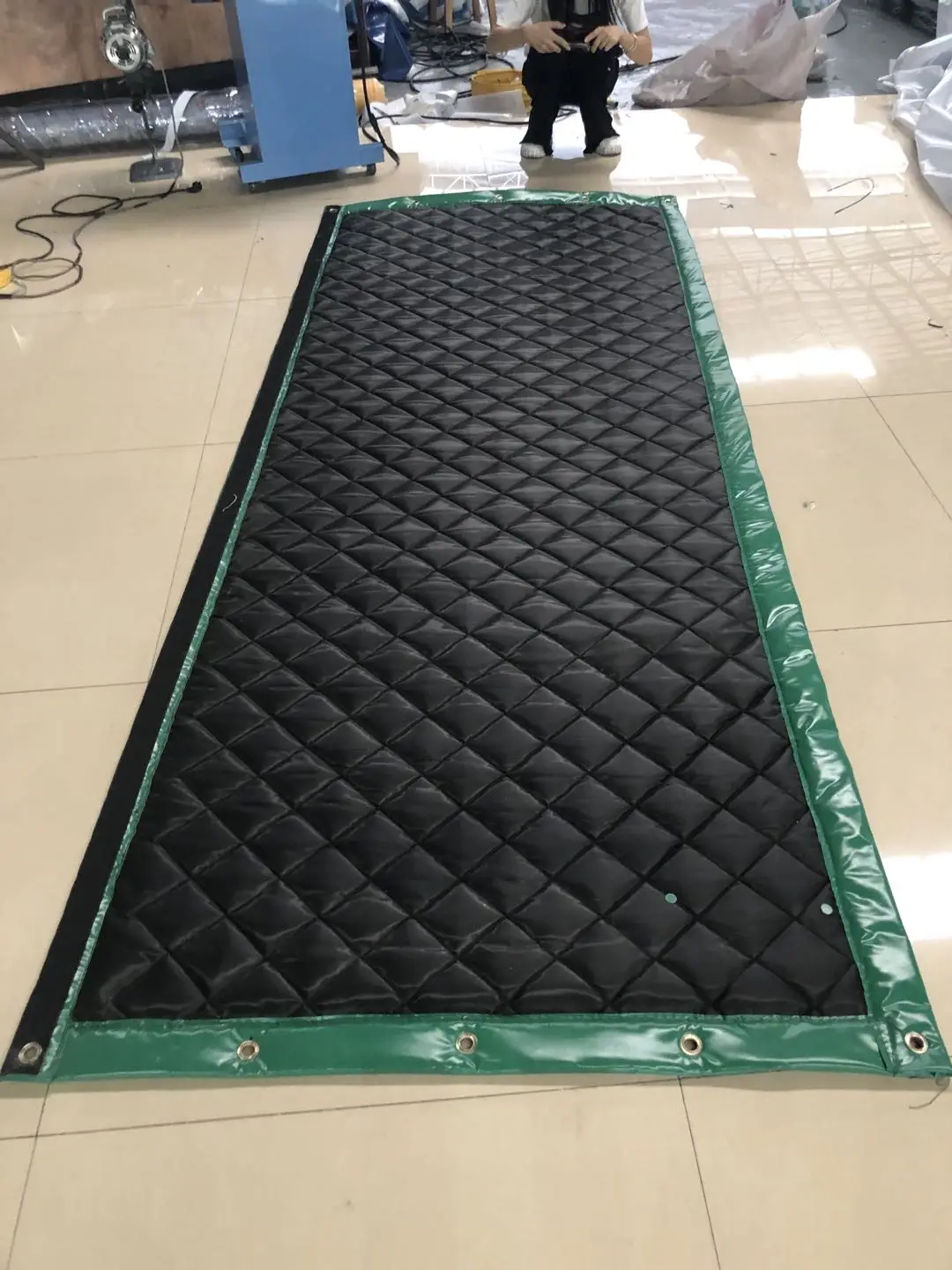 product jinbiao factory wholesale sound absorb waterproof net noise barrier soundproof blanket for construction site-2