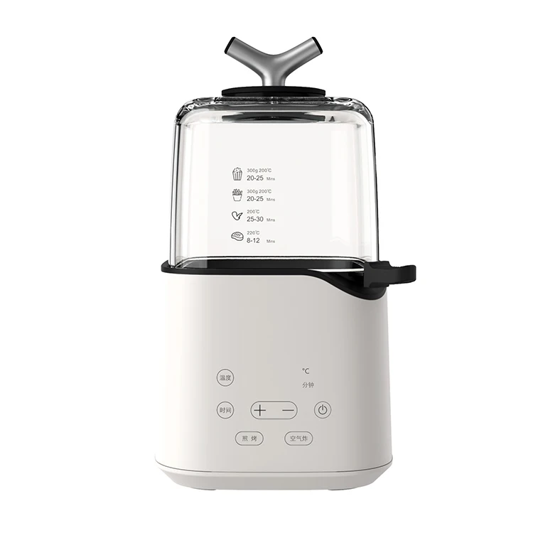 New Arrival Oil Free Home Nonstick Oil Less White Electric Deep Fryer