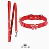 Collar de correa roja
