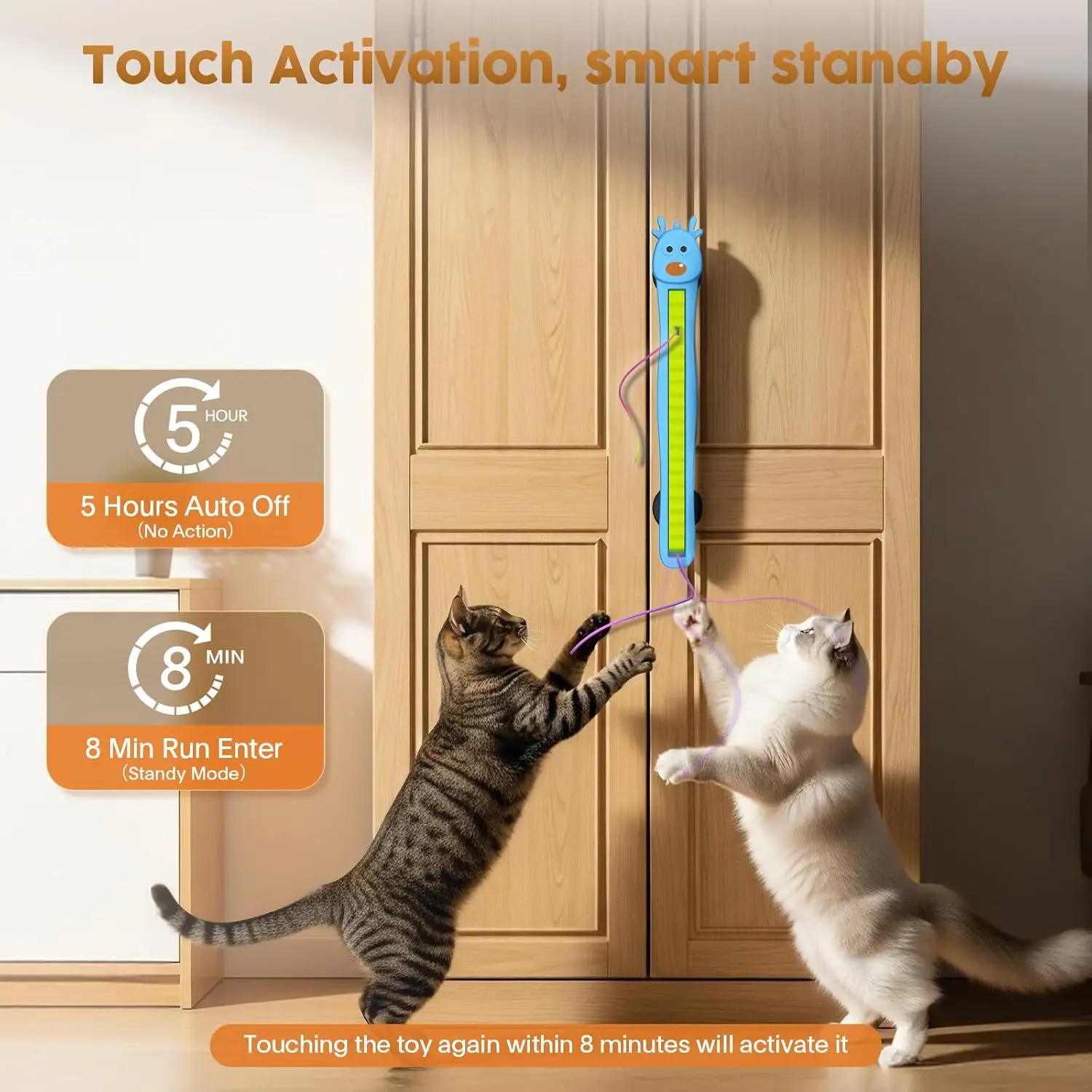 Automatic Moving Rope cat Toy - Rechargeable Electric Playset for Indoor Pet Interactive Toys factory
