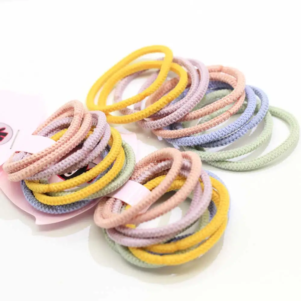 Wholesale 10pcs/set No Elastic Hair Ties Bands Bulk Elastic Ponytail  Holders Seamless Cotton Hair Tie For Toddler Infants - Buy Elastic Hair  Bands,Elastic Hair Ties,Soft Rubber Bands Product on 