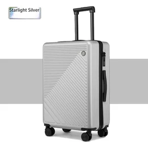 Women's Sturdy and Durable Business Suitcase, Men's 24-inch Large-capacity Swivel Wheel Travel Suitcase Password Customized logo