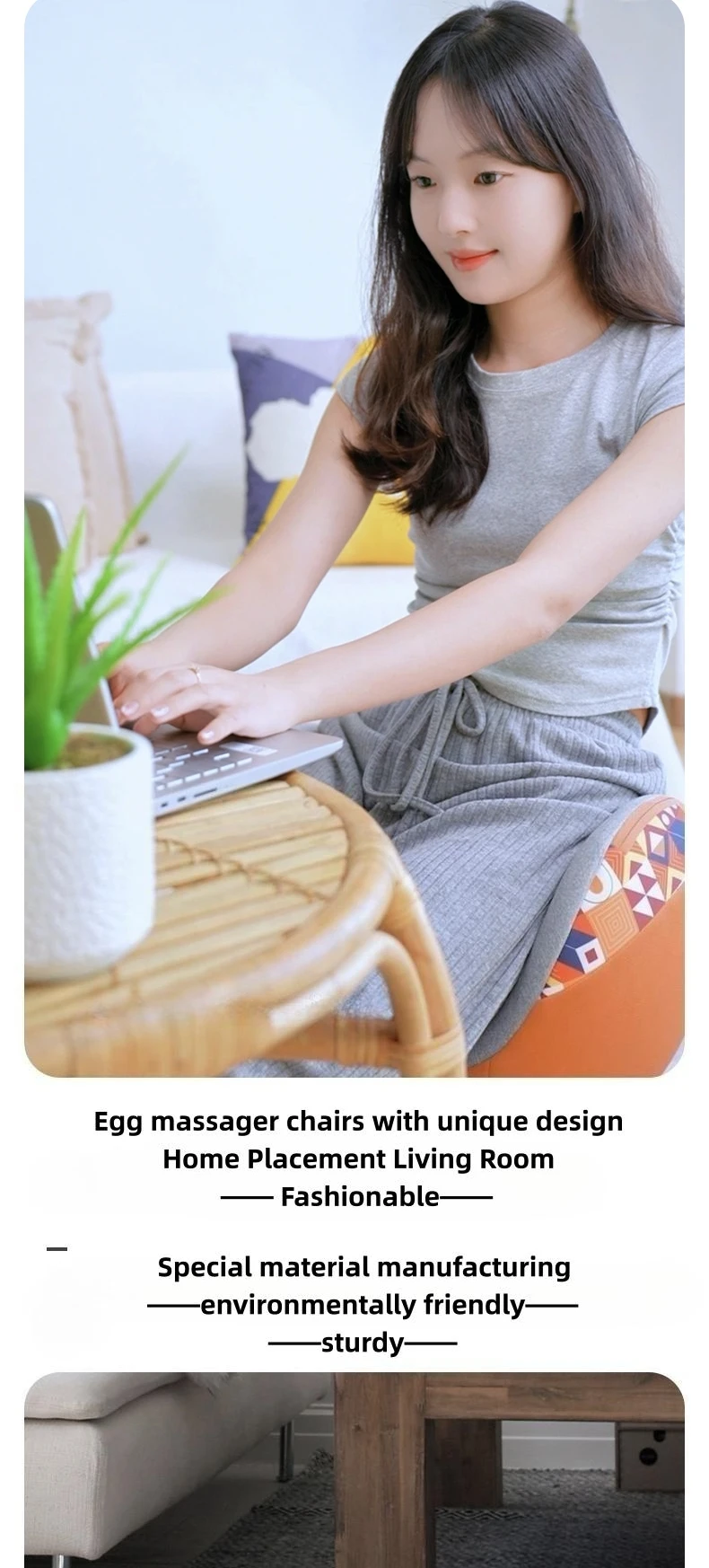 JAMOOZ Newly Design Korea Egg Shape Massage Chair and Sport Massage ...
