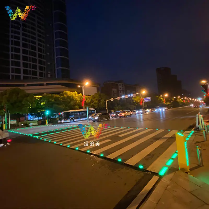 横断歩道 地下照明LED横断歩道地上ゼブラ横断警告信号機| Alibaba.com