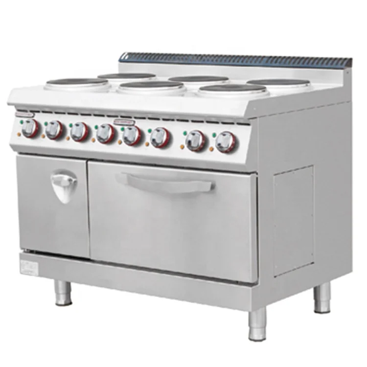 6 burner electric range commercial