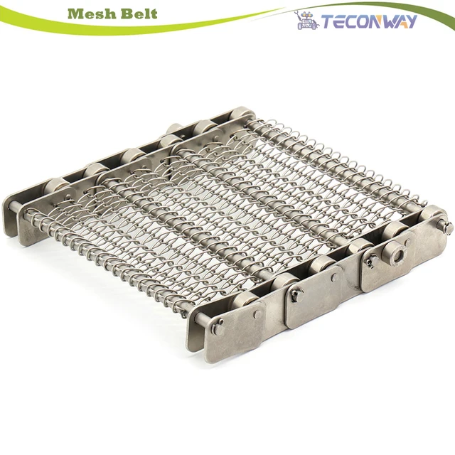 China Factory Customized Stainless Steel Easy to Maintain Fine Manufacture Industrial Stainless Steel Wire Mesh Belt Conveyor