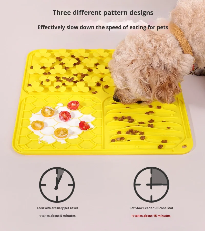 Silicone Dog Slow Eating Bowl with Suction Cup Anti Choking Licking Pad Food Grade Durable & Lightweight supplier