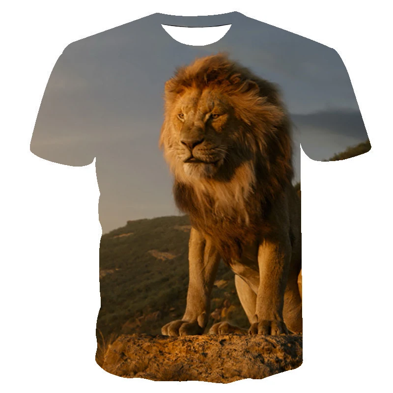 Lion T Shirts For Men Animal Shirt Lightning Lions King Mens Short Sleeve -  Buy Mens Short Sleeve,Lion T Shirts,Animal Shirt Lightning Lions King  Product on 