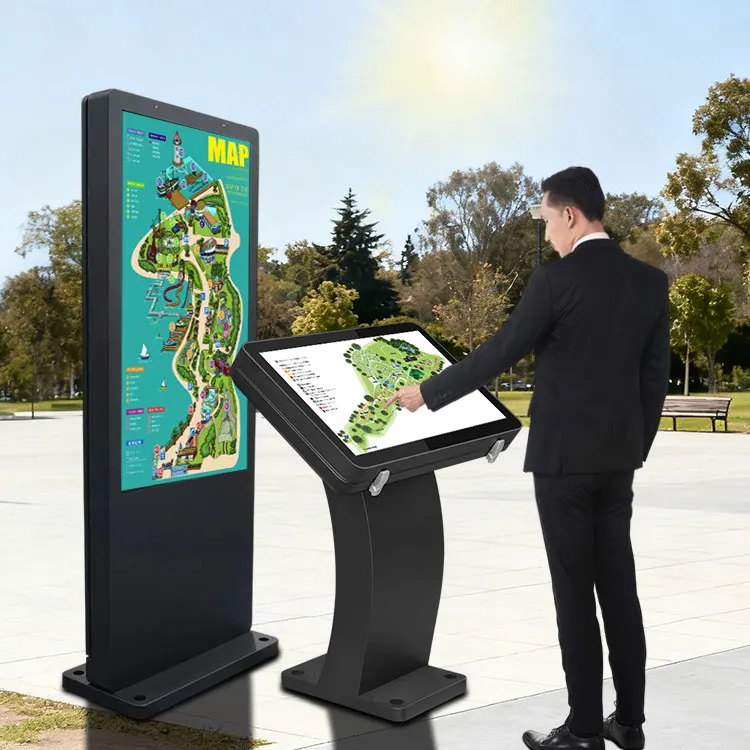 Outdoor advertising totem LCD screen