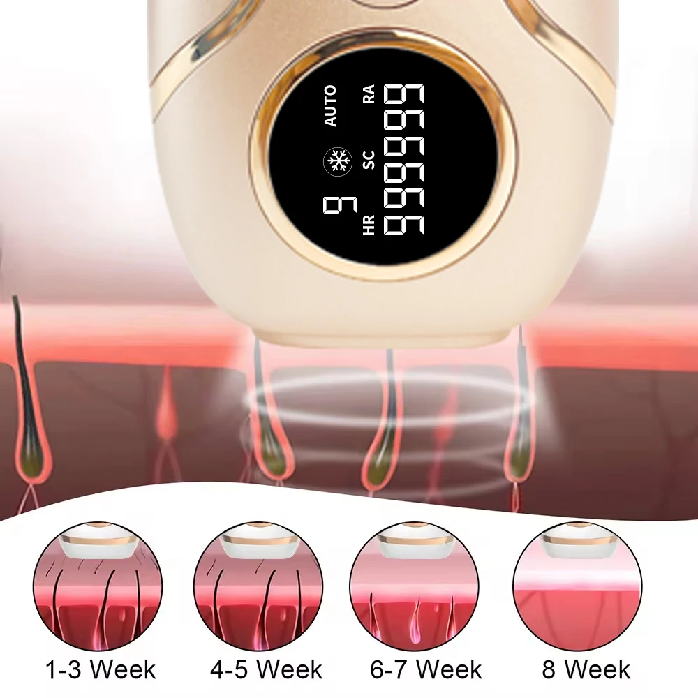 Mini Ipl Ice Machine Painless Portable Device the Best Remover Permanent Machine  Diode Removal  Travel Hair Removal Laser