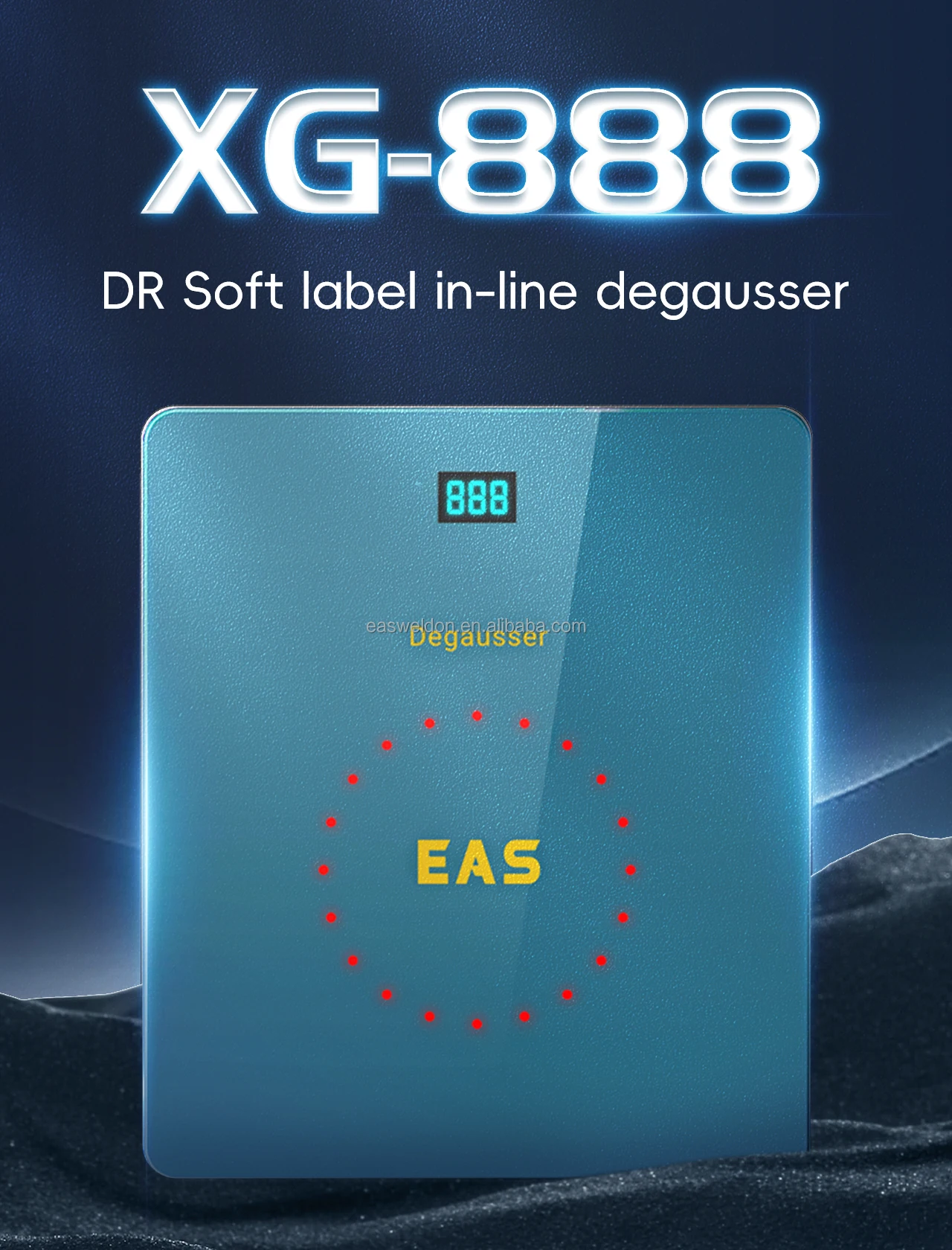 AM EAS Scanner Label Deactivator for Degaussing Soft Label