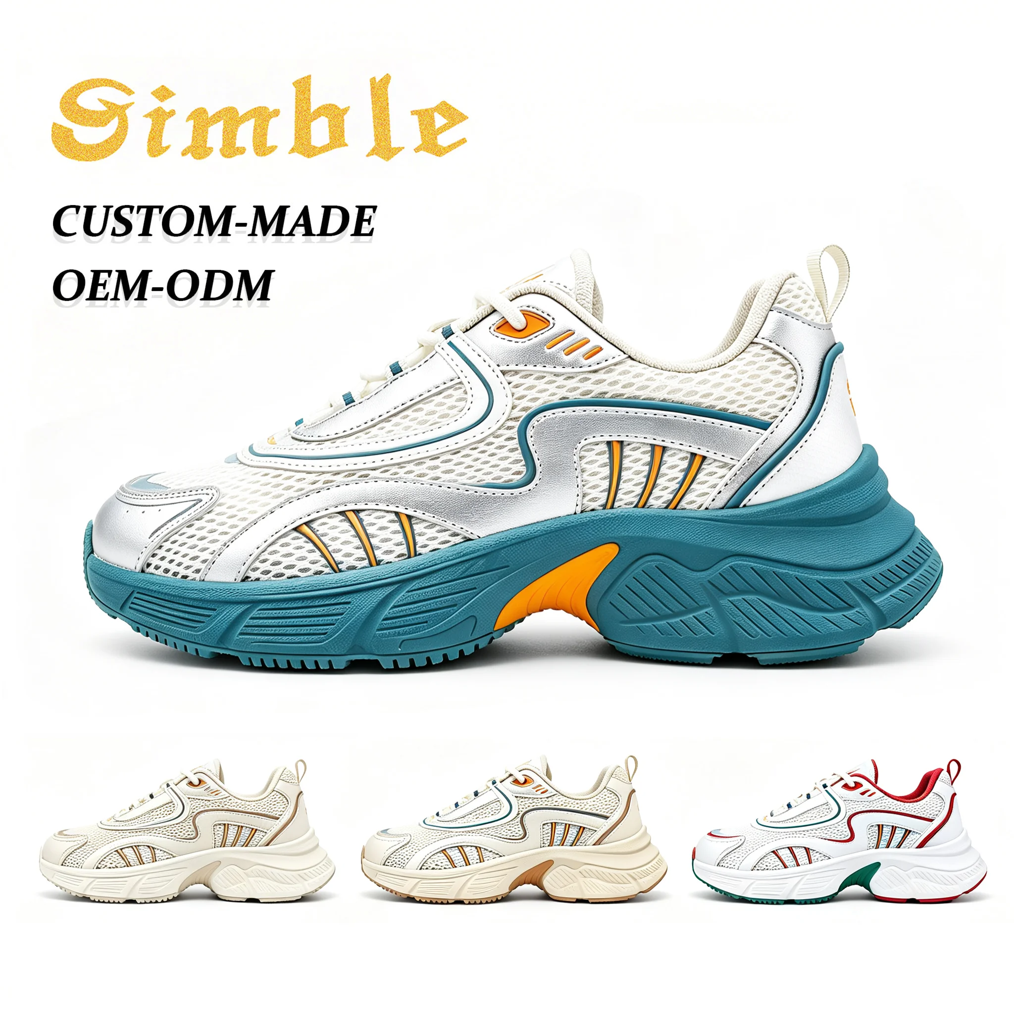 Custom Logo Women Casual Sports Shoes Design Zapatillas Mujer High Quality Hard-wearing Men Women Sneakers