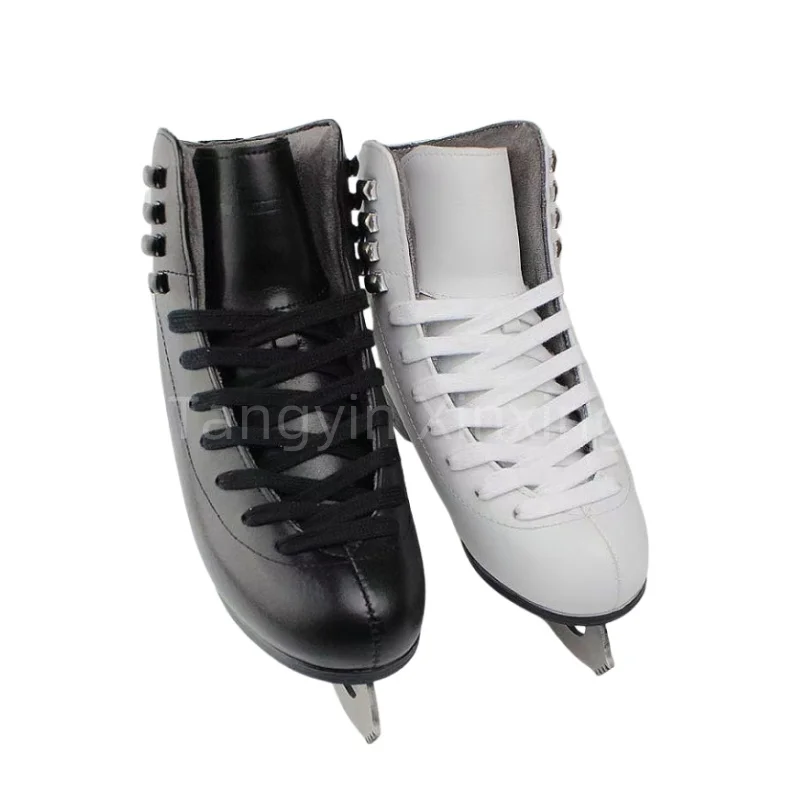 High Quality Popular Ice Skate Blade Skating Shoes Synthetic Ice Hockey Rink Skates