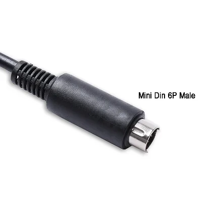 FTDI USB Mitsubishi Q Series PLC Programming Cable FT231XS USB RS232 Serial to Mini Din 6-pin Cable Compatible with USB-QC30R2