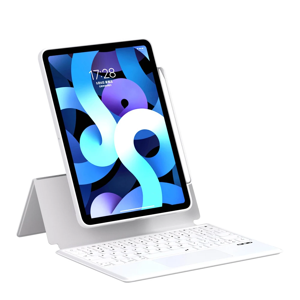 2023 Beelan New Patent Magic Keyboard Case Smart Wireless Bt Backlit