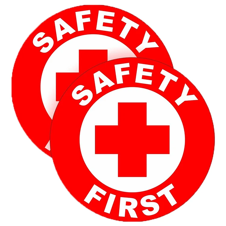Helmet Sticker Safety Labels Safe Worker Certified First Aid Hard Hat Decal 