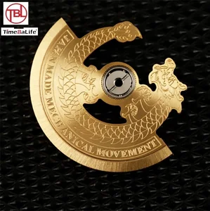 In-stock NH35 Automatic Rotor with Intricately Engraved Dragon Design, Compatible with 8215 and NH35 Automatic Mechanical WatchM