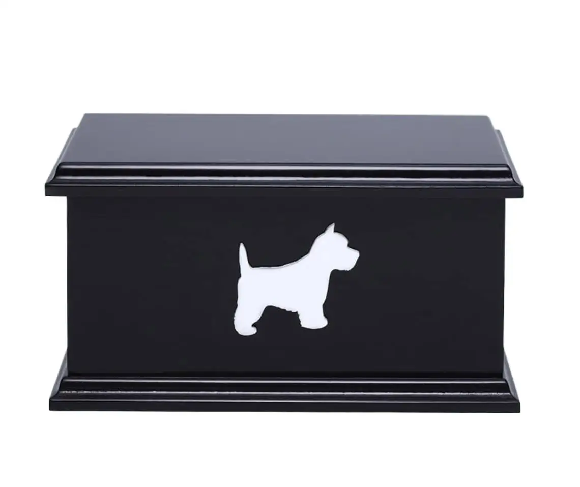 Wooden Medium Pet Casket - 24", Wood Coffin For Medium-sized Dogs And
