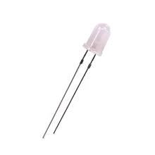 Hinchytek 5mm red through hole lamp led customize foot length and lens single color light emitting diode led