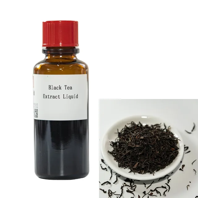 Factory supply high quality black tea flavor natural black tea concentrate liquid black tea extract liquid