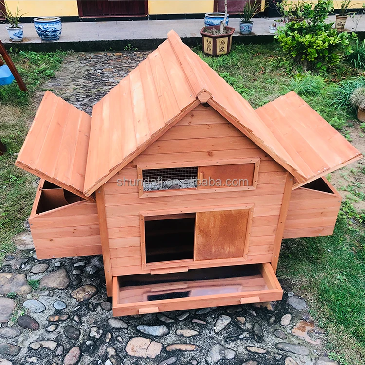 Sdc002d Wooden Chicken Coop Outdoor Large Hen House W/nesting Box Poultry Cage Buy Chicken