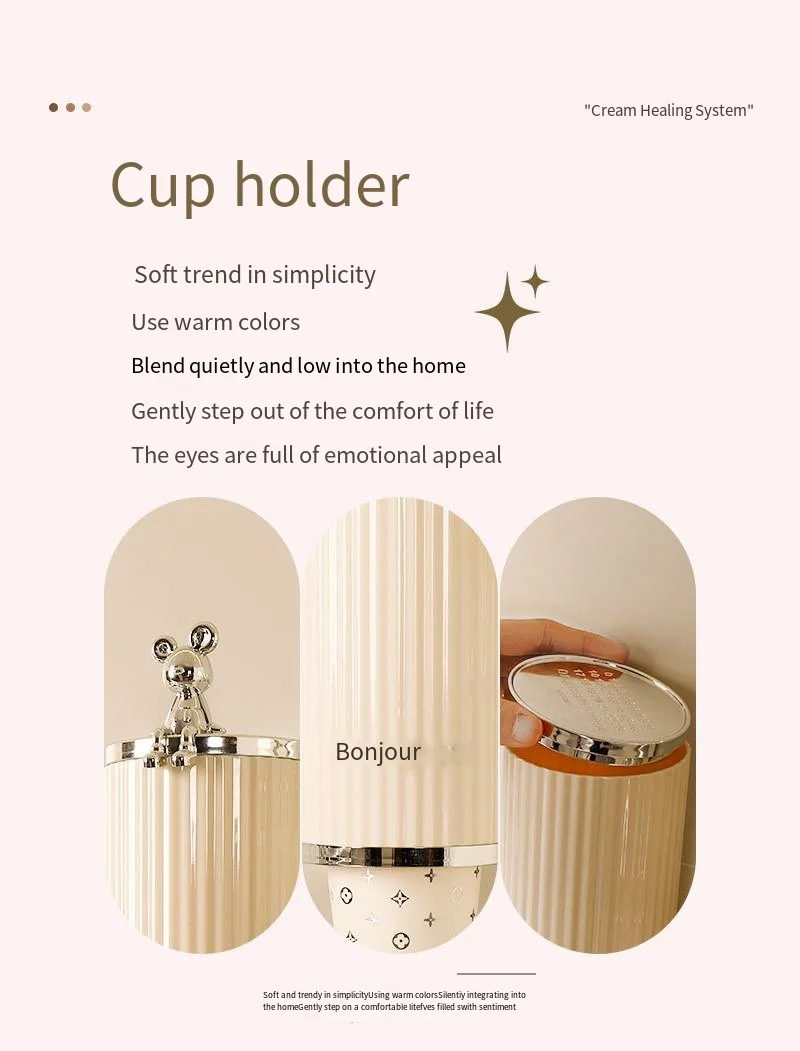 Light luxury paper cup extractor Paper cup dispenser disposable cup storage rack manufacture