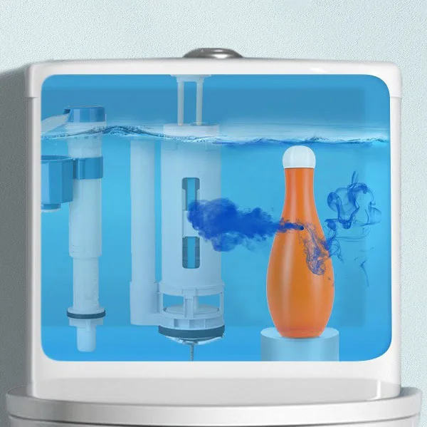 Magic Toilet Cleaner Bathroom Bowling Bottle Blue Liquid Automatic Toilet Freshener Detergent