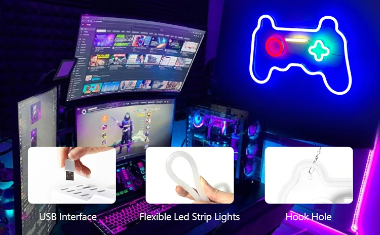 product net red led bar neon light luminous word custom billboard flexible light strip decoration ins romantic creative-2