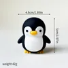 Pinguino nero+bianco/di grandi dimensioni