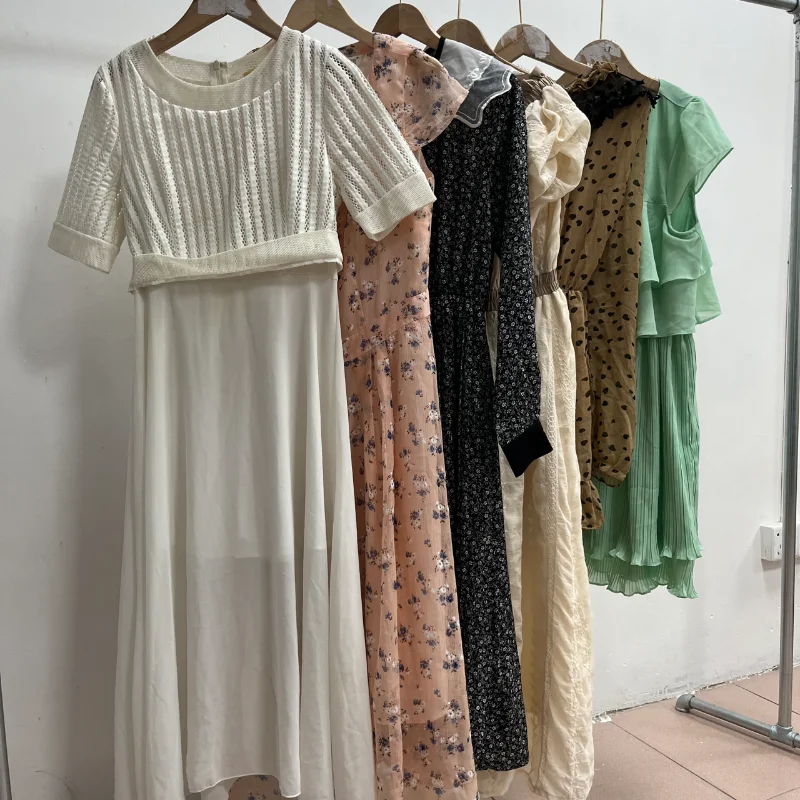 ladies dress factory Direct Wholesale Second Hand Women's Cheapest Price Bales Used Clothes From Uk Bales For Dresses Burlington