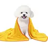 ผ้าเช็ดตัวสัตว์เลี้ยง สีเหลือง