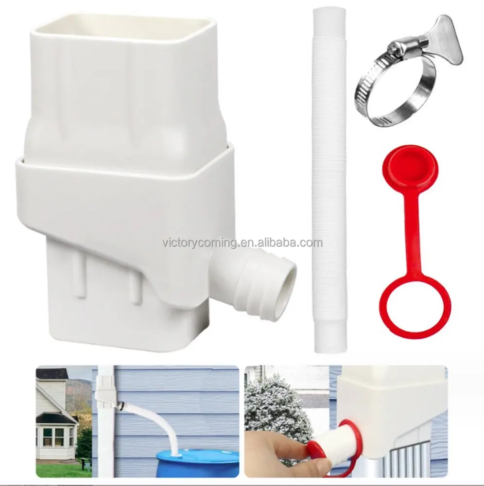 Rainwater Collection Diverter Downspout Standard Downspouts With