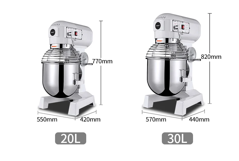 Commercial High Efficiency Farberware Mixer 30 Quart Electric Beater Kitchen Appliances Egg Beater Electric Mixer Electric